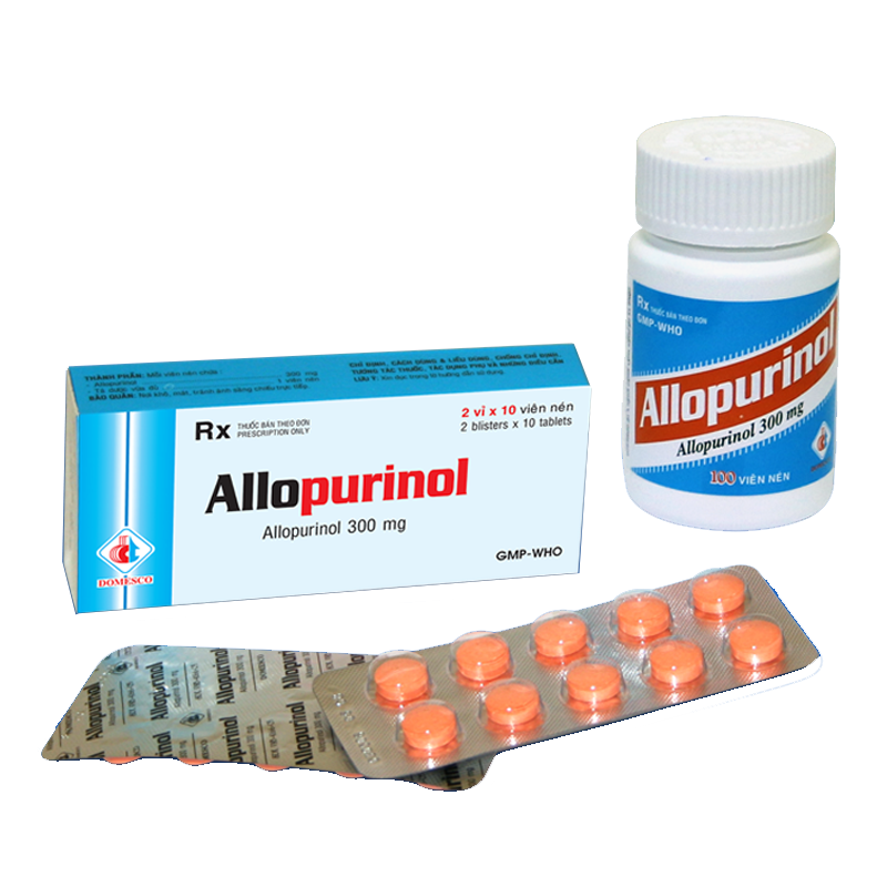 Thuốc Allopurinol chữa bệnh gout hiệu quả