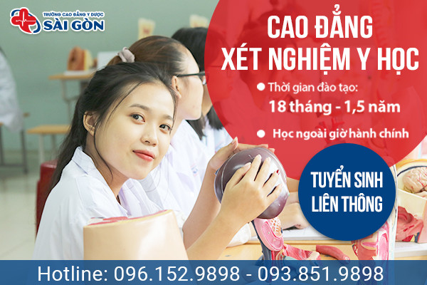 Tuyển sinh Liên thông Cao đẳng Xét nghiệm TPHCM