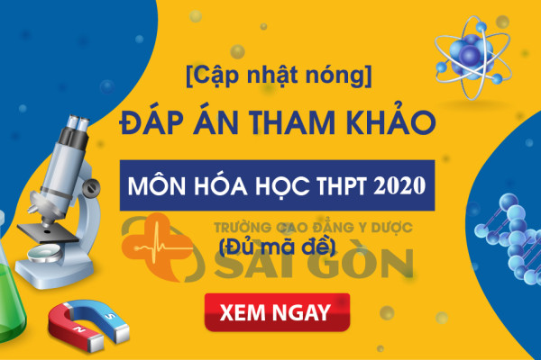 Đáp án 24 mã đề môn Hóa học kỳ thi tốt nghiệp THPT 2020 (tham khảo)