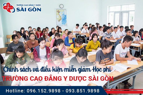 Chính sách và Điều kiện miễn giảm học phí trường Cao đẳng Y Dược Sài Gòn