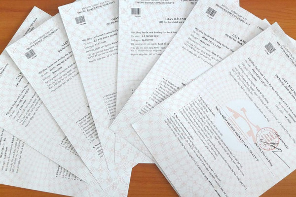 Khi nào có giấy báo trúng tuyển đại học? Giấy báo nhập học nhận ở đâu