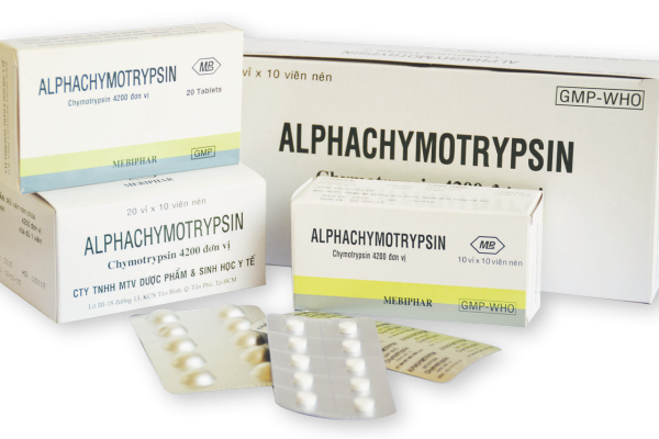 Những thông tin cơ bản về thuốc AlphaChymotrypsin 4200 IU