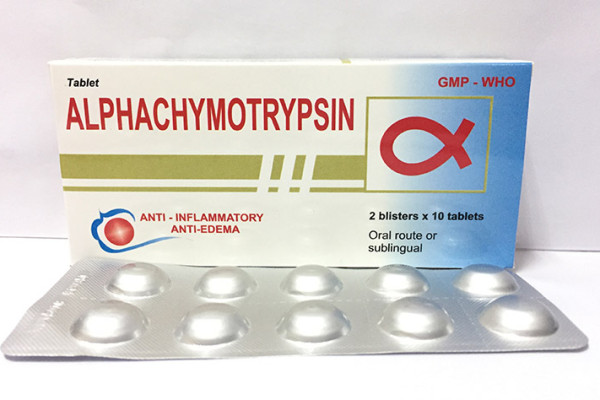 Sử dụng Alphachymotrypsin trong những trường hợp nào?