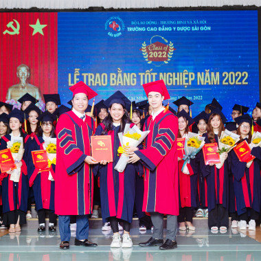 Trường Cao đẳng Y Dược Sài Gòn tổ chức Lễ tốt nghiệp và Trao bằng cử nhân cho sinh viên hệ Cao đẳng chính quy niên khóa 2019 - 2022