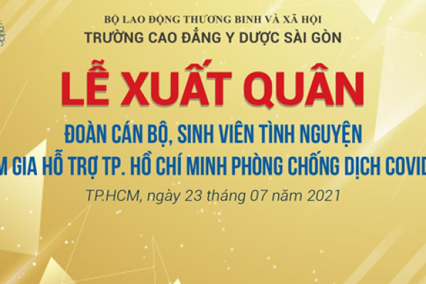 Những ‘Chiến binh áo trắng’ Trường Cao đẳng Y Dược Sài Gòn tình nguyện chống dịch Covid-19