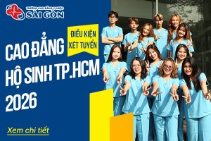 Điều kiện xét tuyển Cao đẳng Hộ sinh Sài Gòn 2026