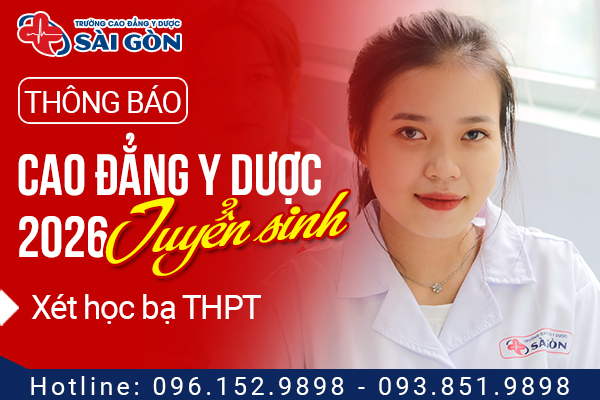 cao đẳng y dược sài gòn xét học bạ