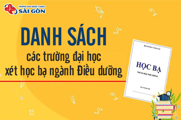 Danh sách các trường Đại học xét tuyển học bạ ngành Điều dưỡng