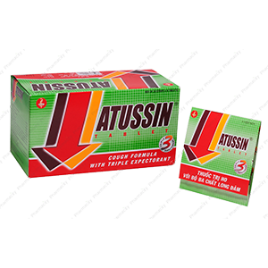 Thuốc trị ho long đờm Atussin dạng viên có thể có vị đắng