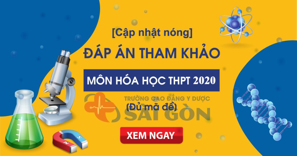 Đáp án 24 mã đề môn Hóa học kỳ thi tốt nghiệp THPT 2020 (tham khảo)