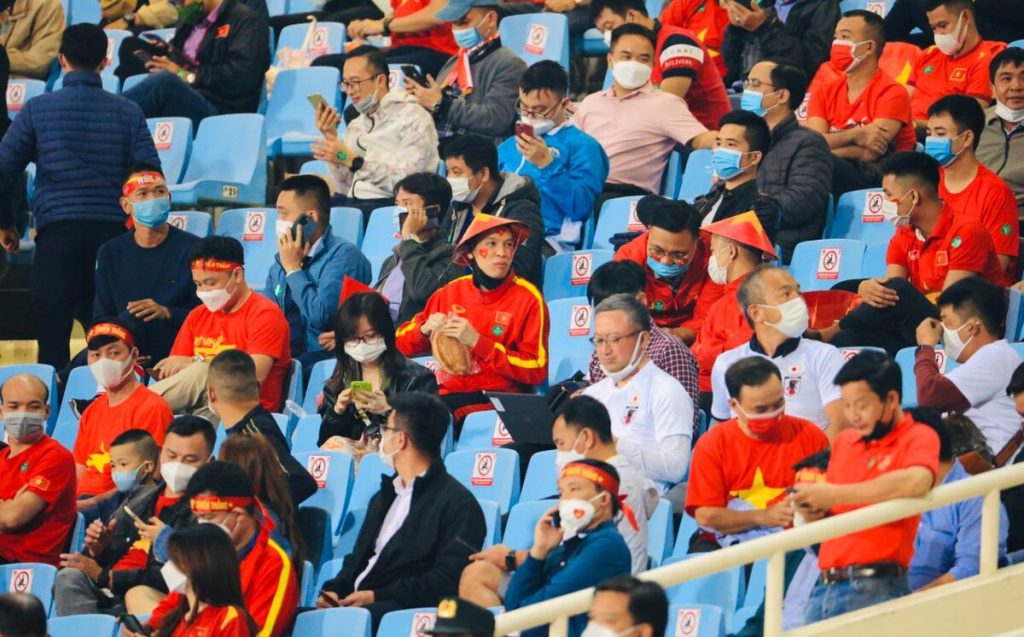 Hà Nội có F0 từng đến sân Mỹ Đình xem trận Việt Nam – Nhật Bản