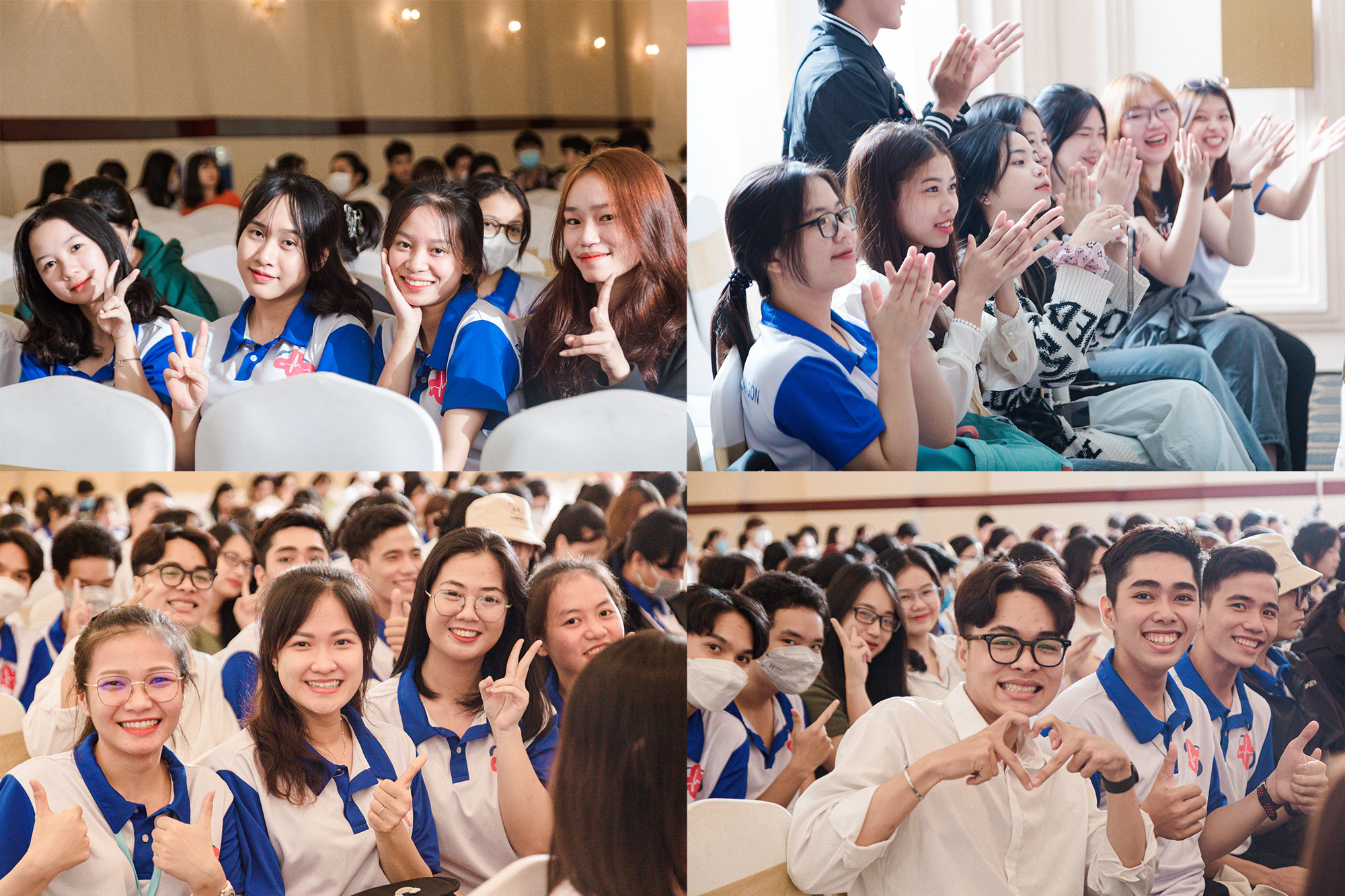 sinh viên trường cao đẳng y dược sài gòn dự lễ khai giảng năm học mới