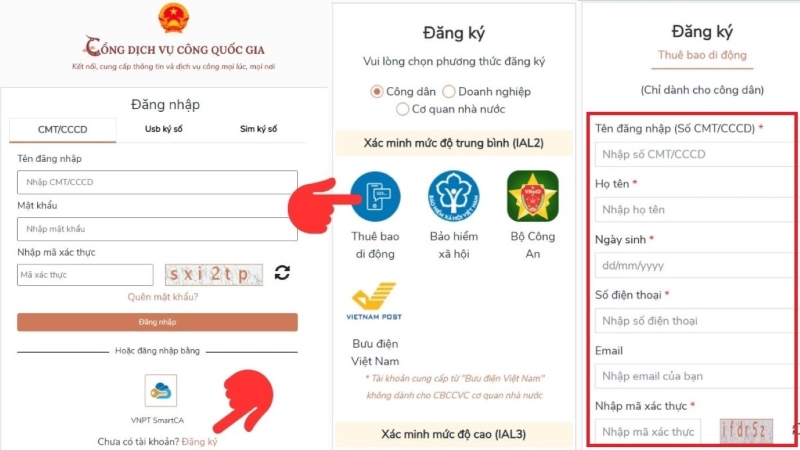 hướng dẫn đăng k&yacute; thi tốt nghiệp thpt 2024