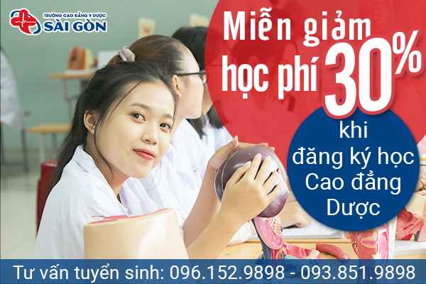 trường cao đẳng y dược s&agrave;i g&ograve;n học ph&iacute;