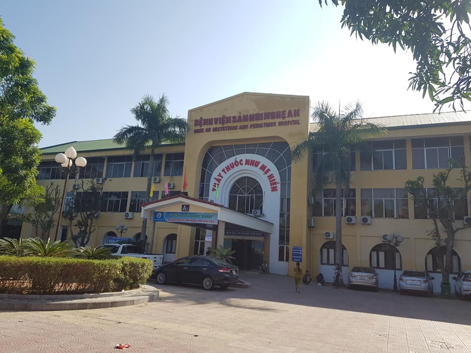 BV Sản Nhi Nghệ An nơi xảy ra vụ việc