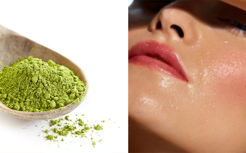 Tr&agrave; xanh chữa ch&aacute;y nắng cho l&agrave;n da bằng c&aacute;ch l&agrave;m dịu những cơn đau