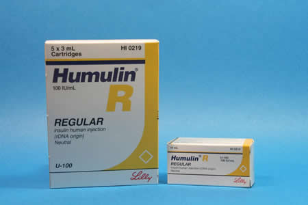 Humulin R l&agrave; loại insulin th&ocirc;ng thường v&agrave; c&oacute; t&aacute;c dụng chậm