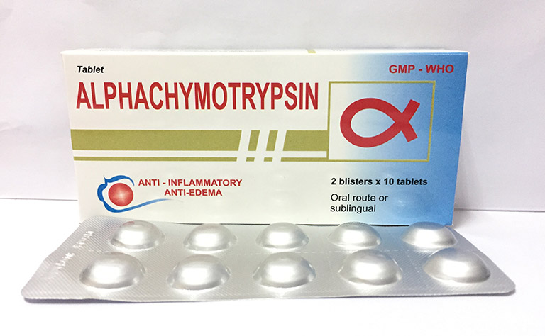 Sử dụng Alphachymotrypsin trong những trường hợp nào?