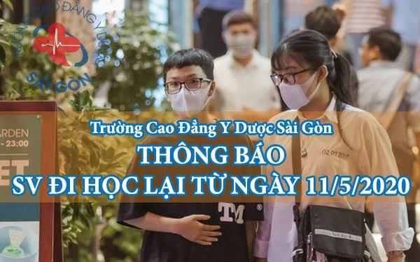Thông báo lịch sinh viên quay trở lại trường học từ ngày 11/5
