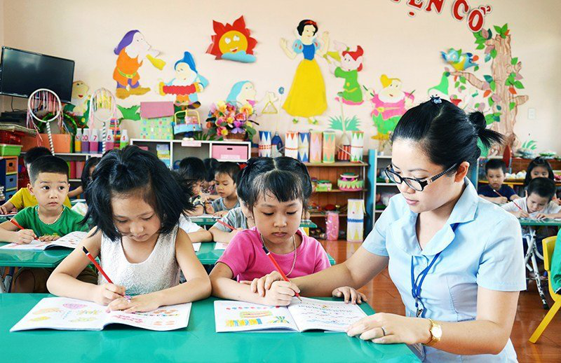 Ng&agrave;nh sư phạm mầm non ng&agrave;y c&agrave;ng được nhiều sinh vi&ecirc;n lựa chọn