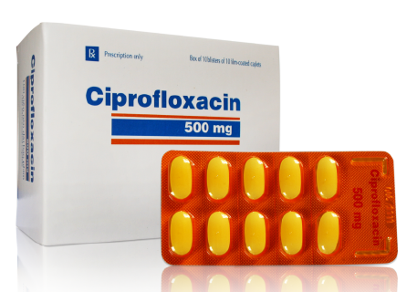 Thuốc kháng sinh Ciprofloxacin được dùng để điểu trị nhiễm khuẩn
