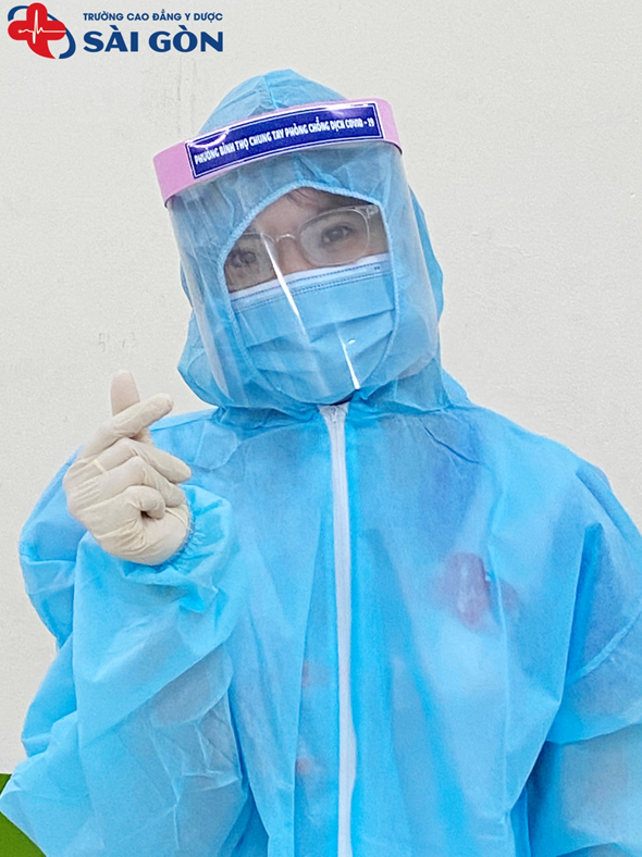 Trường Cao đẳng Y Dược Sài Gòn tình nguyện chống dịch Covid-19