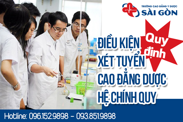 Điều kiện xét tuyển Cao đẳng Dược TPHCM năm 2025