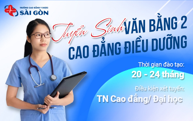 tuyển sinh văn bằng 2 cao đẳng điều dưỡng 