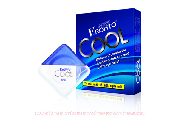 Công dụng của thuốc nhỏ mắt V-Rohto