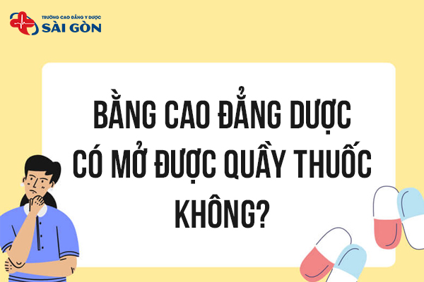 Bằng Cao đẳng Dược được mở quầy thuốc hay nhà thuốc?