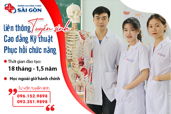 Thông tin tuyển sinh Liên thông Cao đẳng Phục hồi chức năng