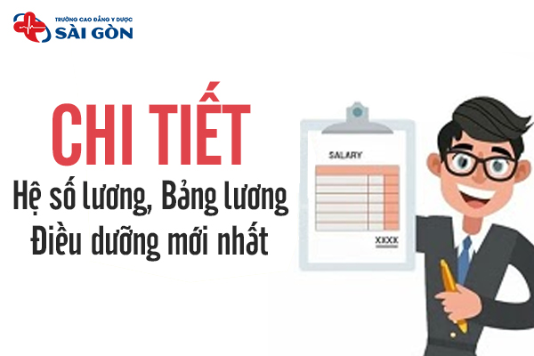 Chi tiết hệ số lương, bảng lương Điều dưỡng mới nhất